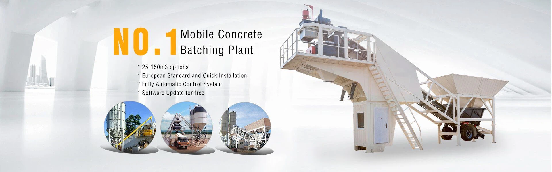 Mobile ConcreteBatching Plant